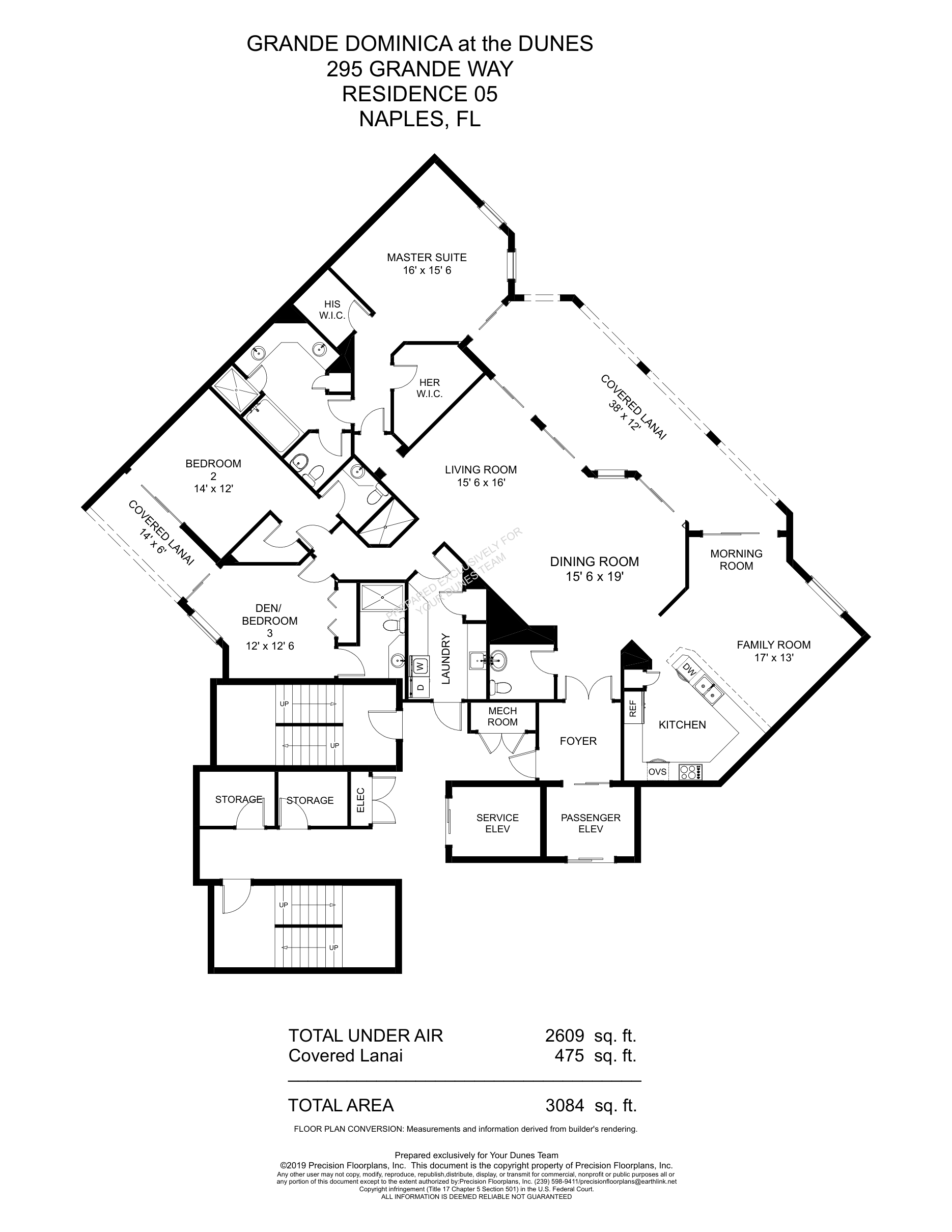 Grande Dominica Standard 05 floor plan at The Dunes of Naples