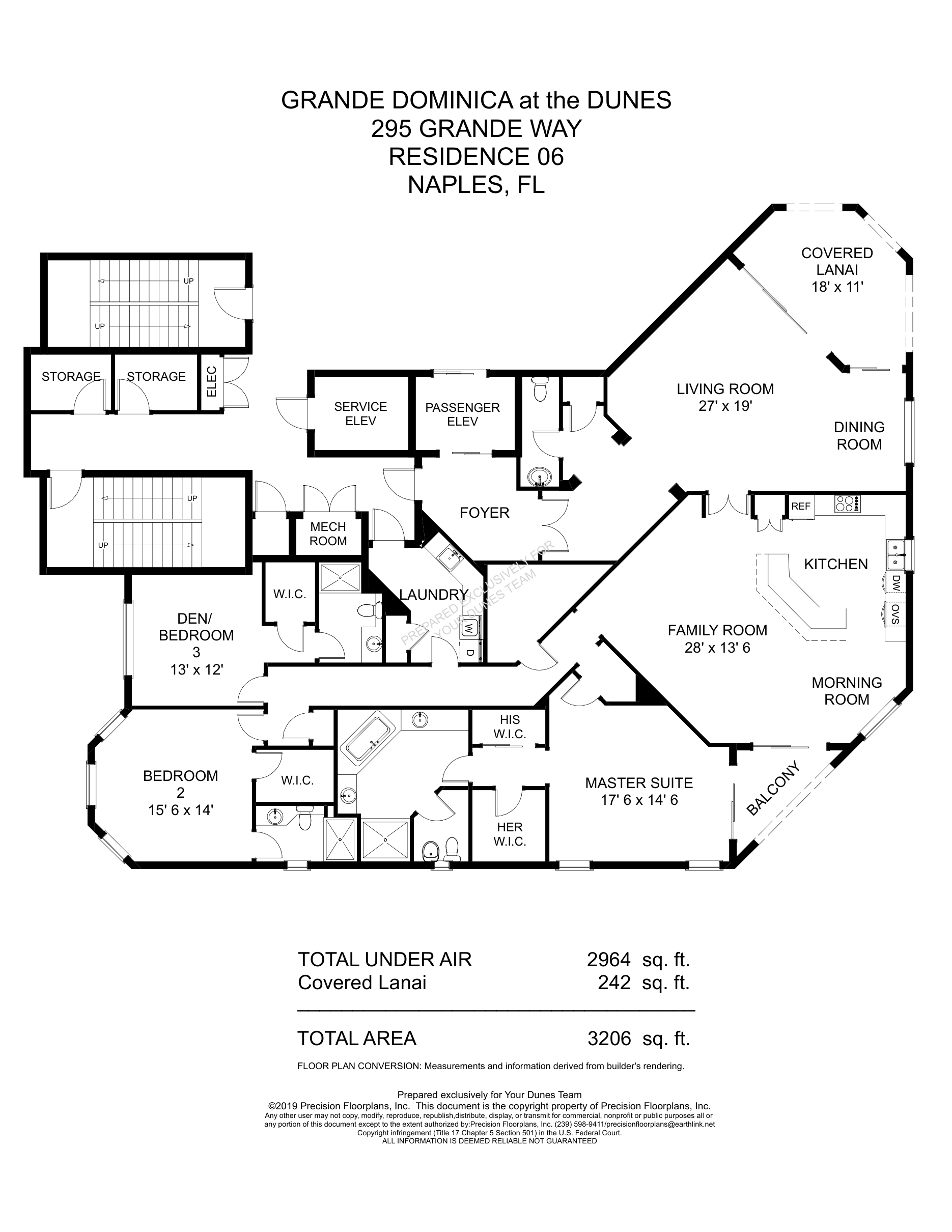 Grande Dominica Standard 06 floor plan at The Dunes of Naples