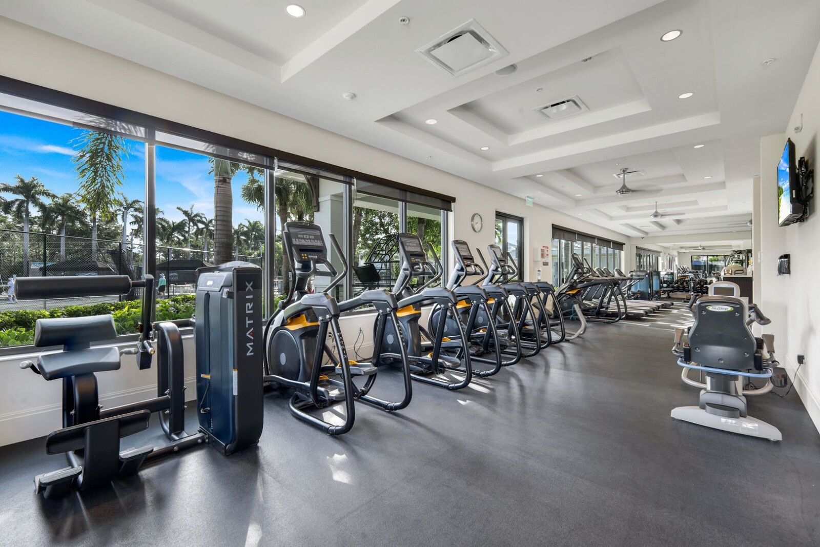 Fitness center at The Club at The Dunes