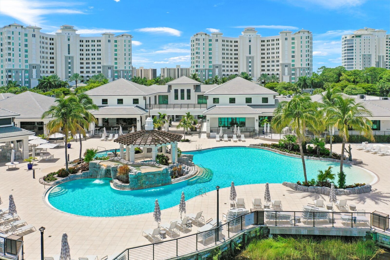 Resort-style pool at The Club at The Dunes in Naples