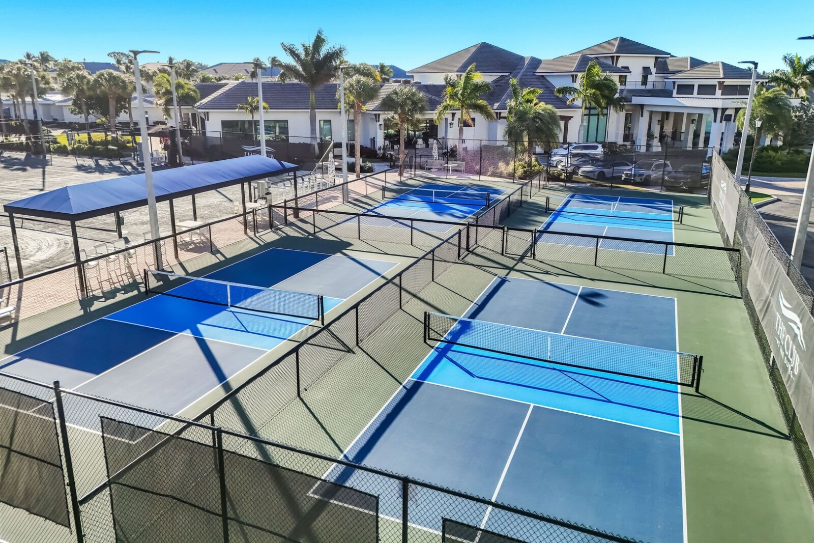 Pickleball courts at The Club at The Dunes
